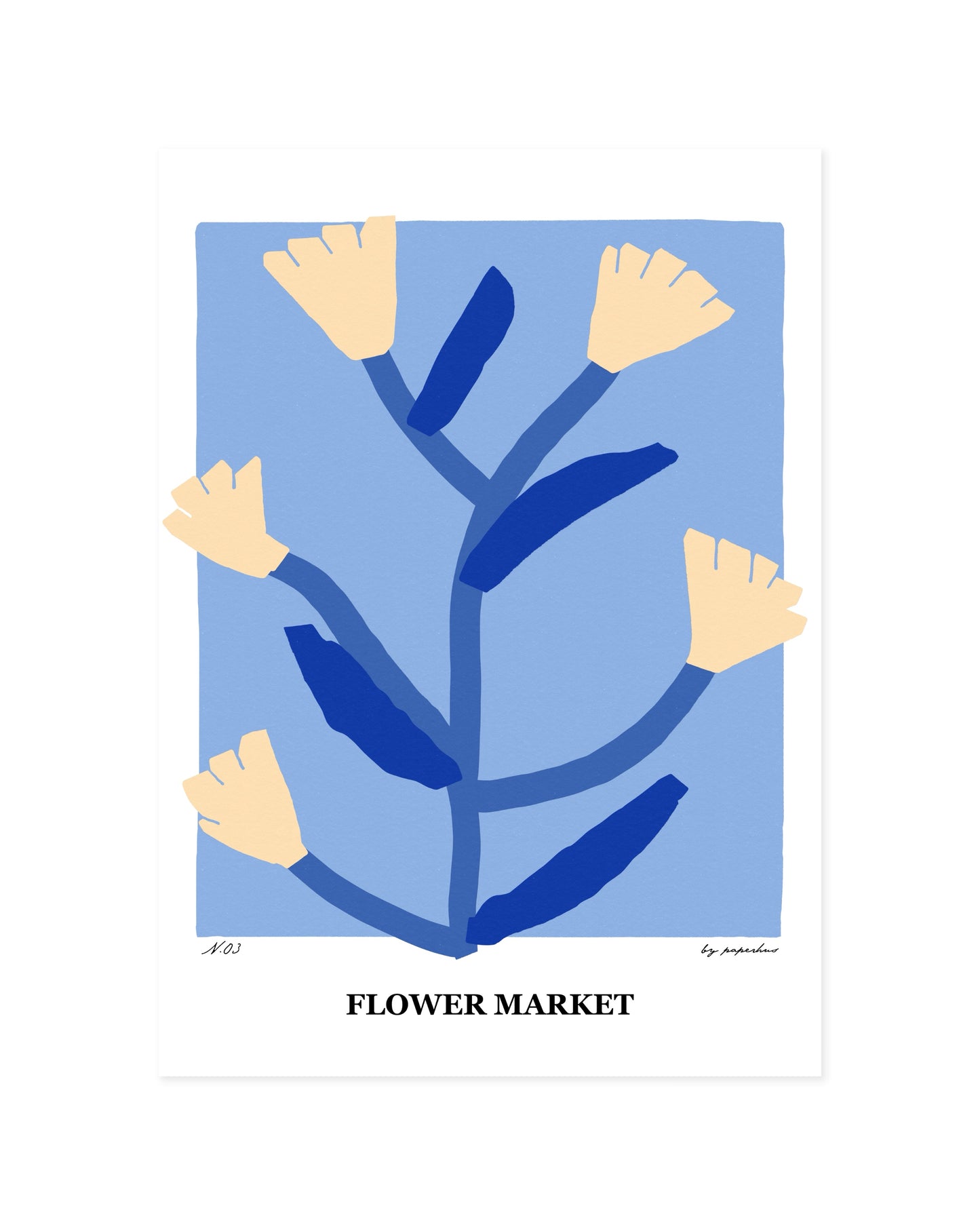 Flower Market Printable Wall Art | Digital Download printable wall art by Paperhus