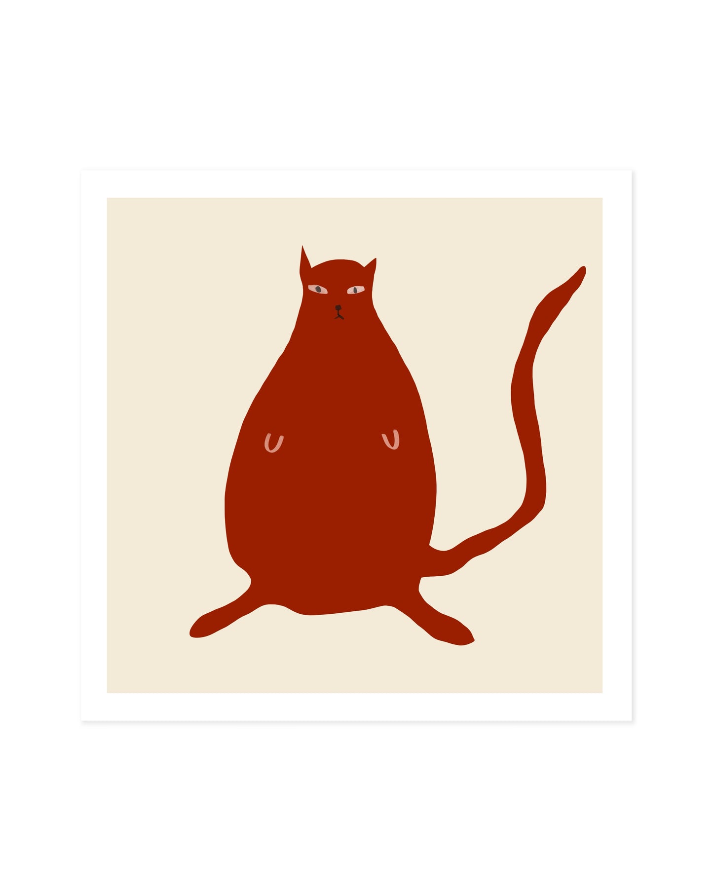 Cat Illustration Printable Wall Art | Digital Download printable wall art by Paperhus
