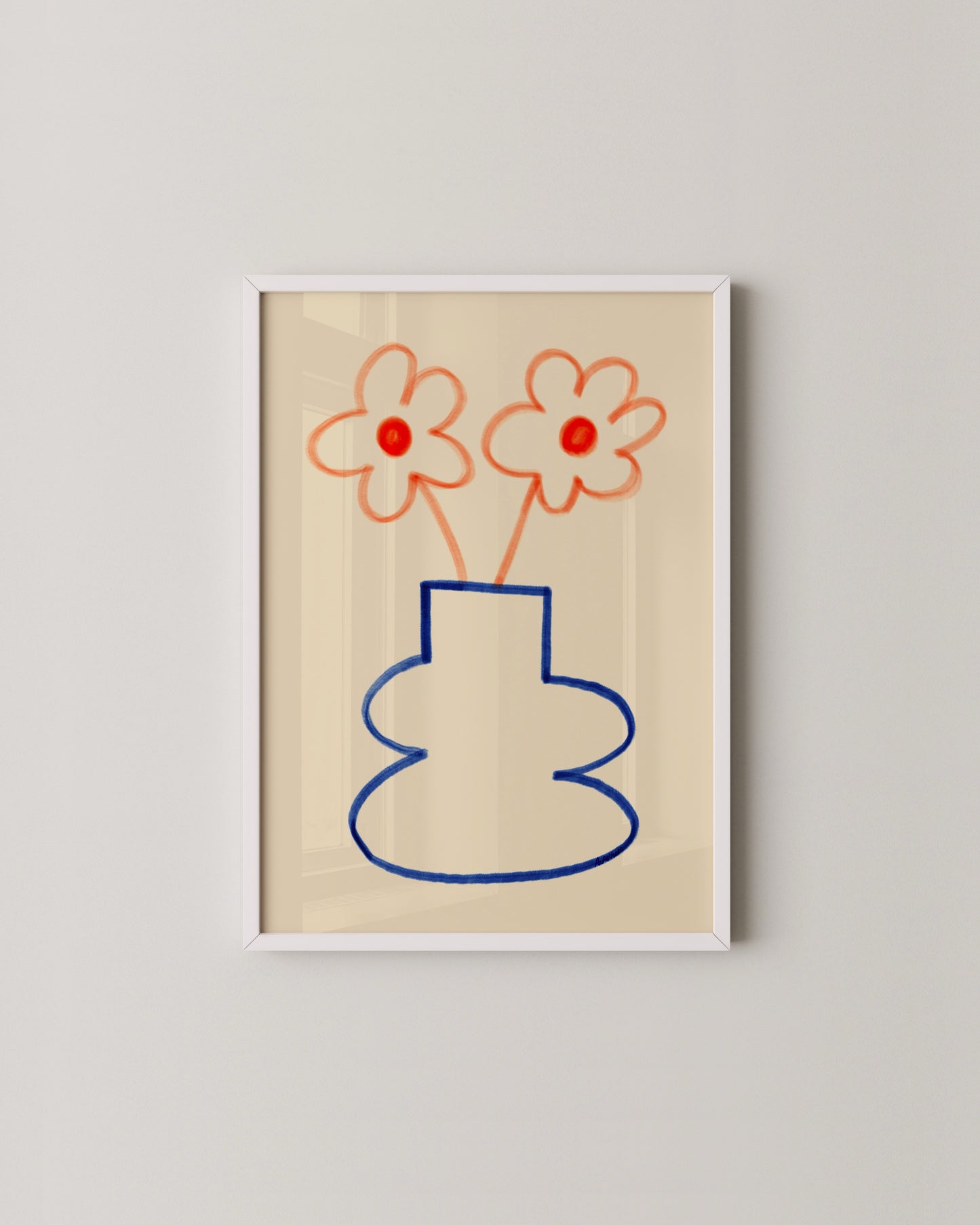 Playful Flower Print- Wall Art -Paperhus- Printable wall art - Instant downloads - DIY home decor -Paperhus