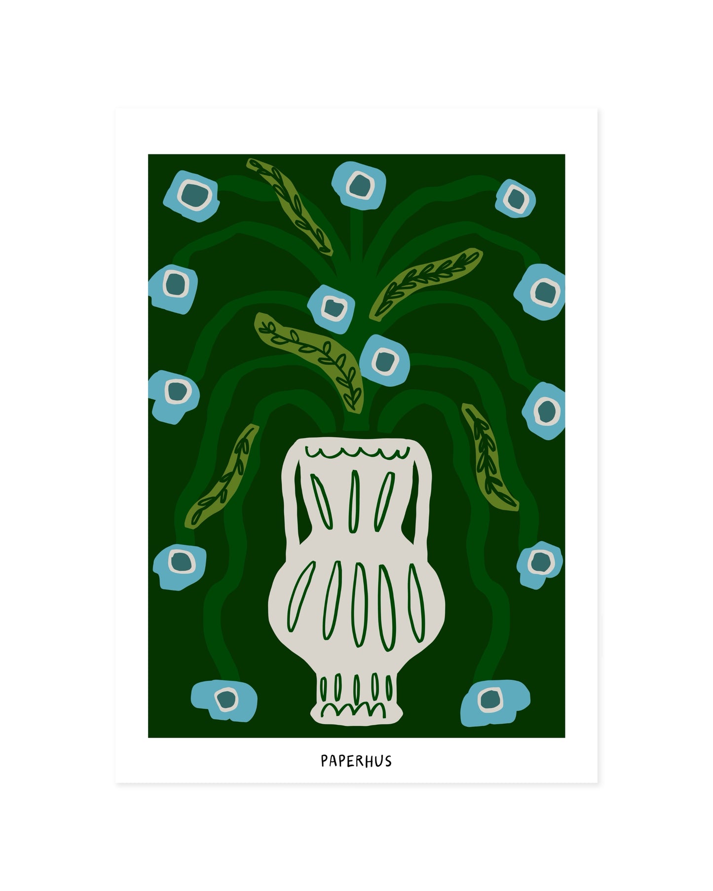 Botanical Vase Printable Wall Art | Digital Download printable wall art by Paperhus