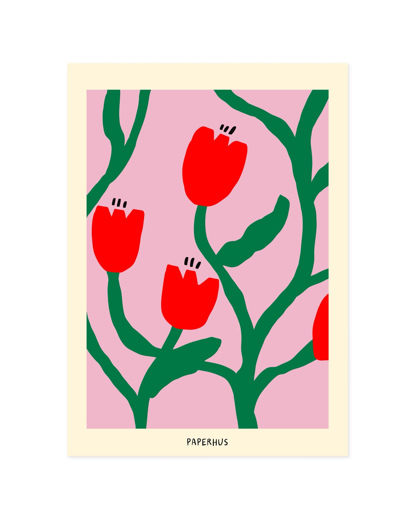 Tulip Illustration Printable Wall Art | Digital Download printable wall art by Paperhus
