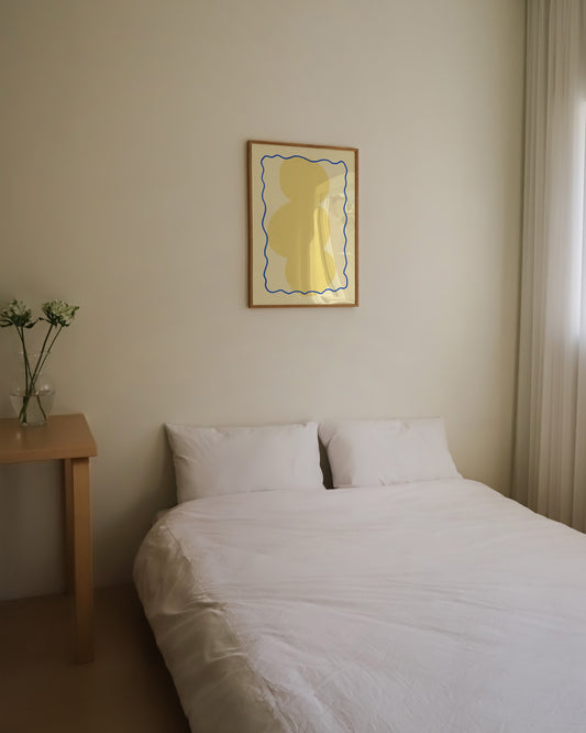 Yellow Abstract Printable Wall Art | Digital Download printable wall art by Paperhus