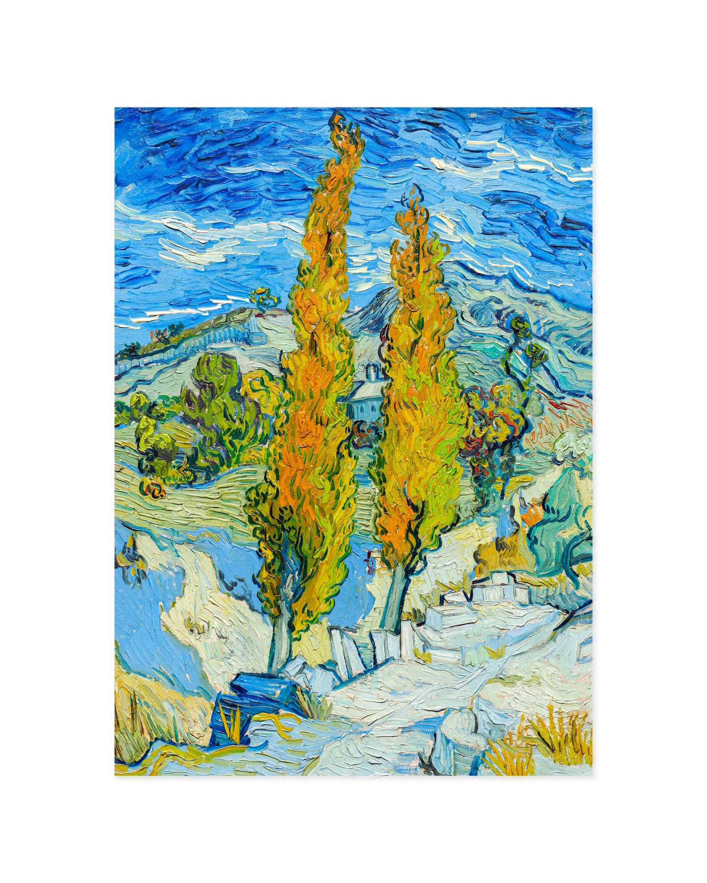 Van Gogh. Road With Cypress printable wall art by Paperhus