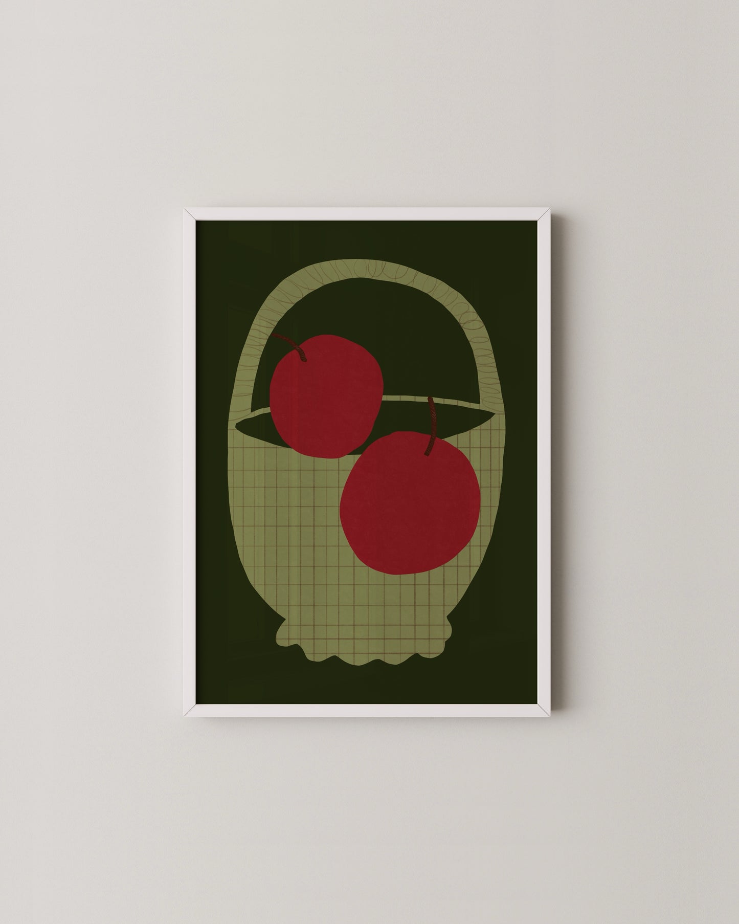Apple Basket Print
