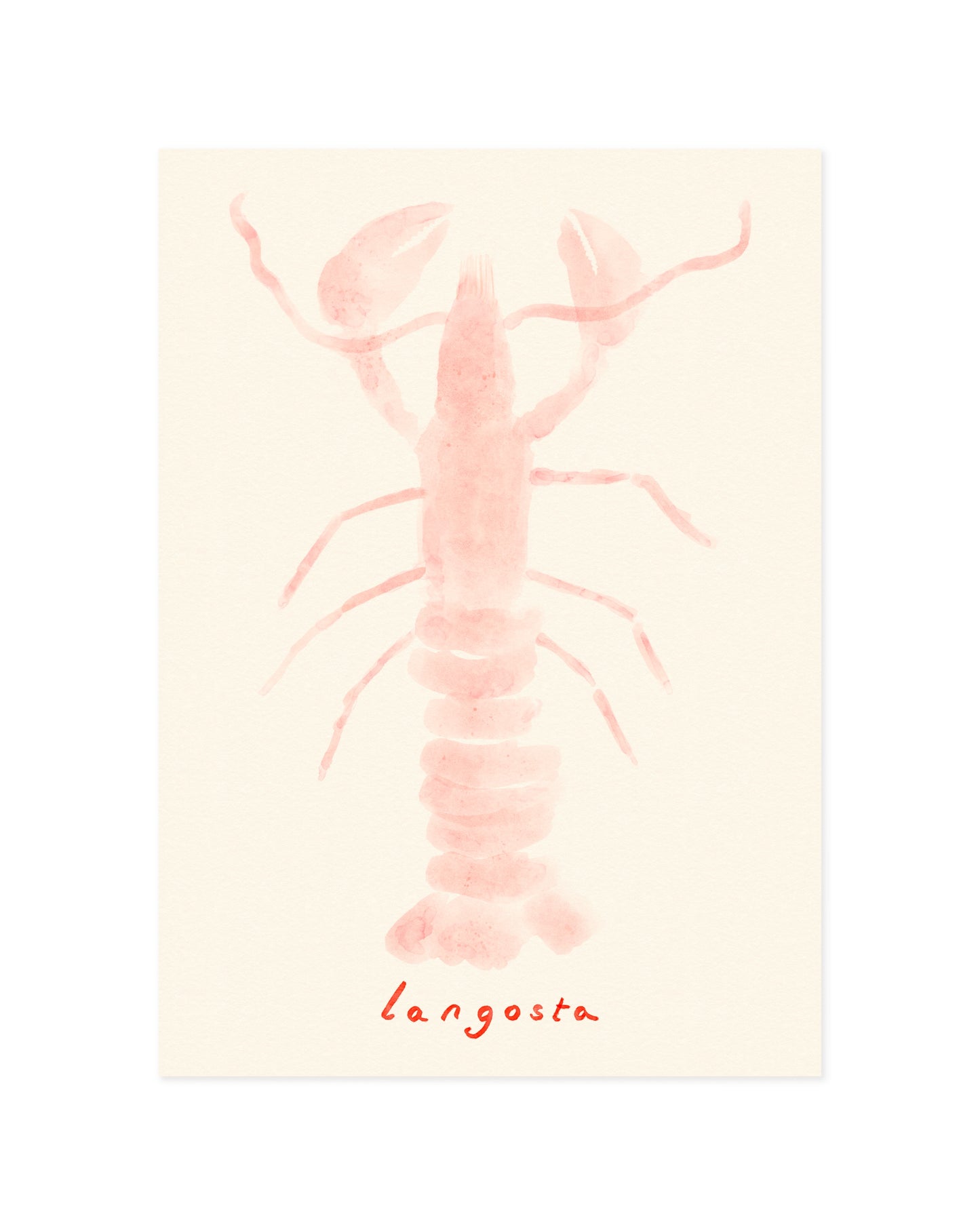 Pink Lobster Printable Wall Art | Digital Download printable wall art by Paperhus
