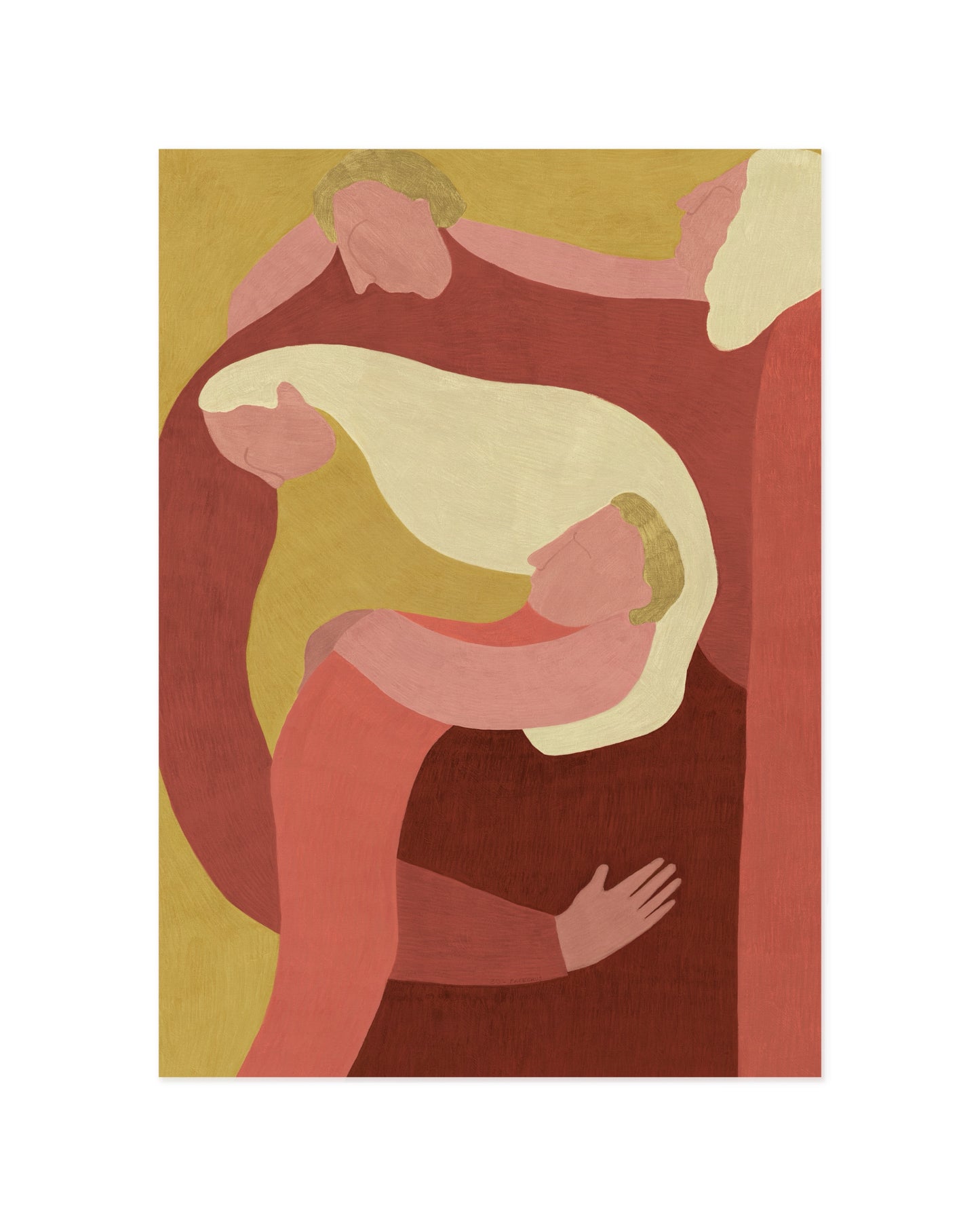 Figurative Illustration. Together printable wall art by Paperhus