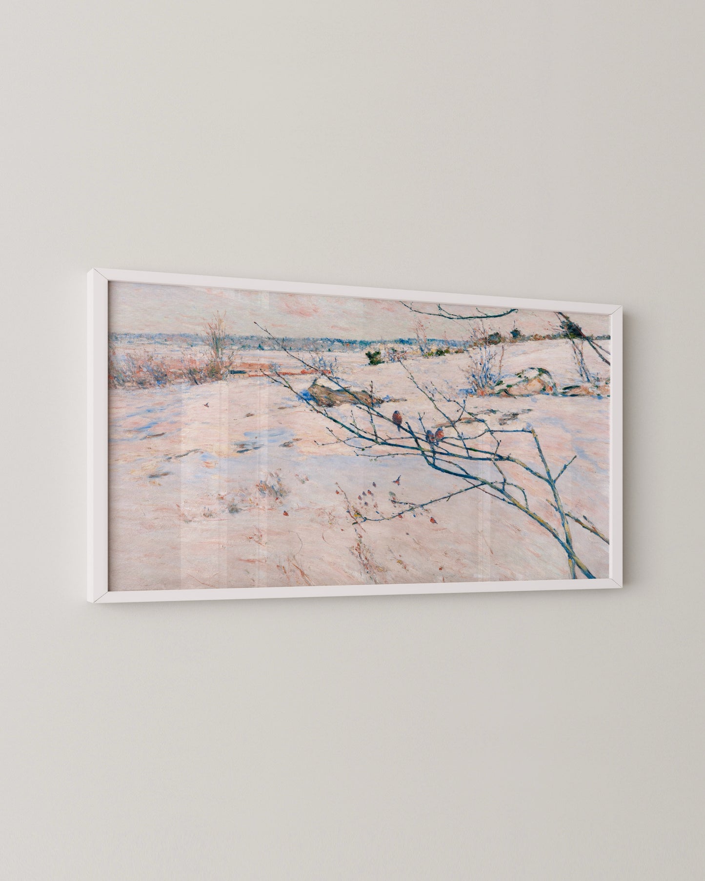 Pastel Winter Tv Art | Festive Tv Art Frame