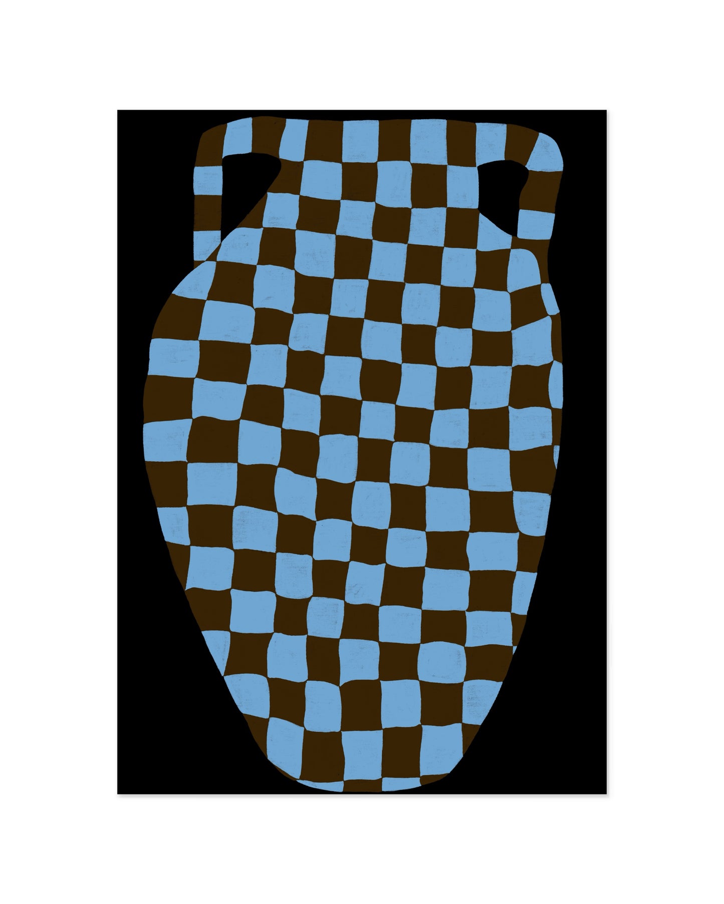 Checkered Vase Printable Wall Art | Digital Download printable wall art by Paperhus