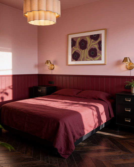 Above the bed floral printable art