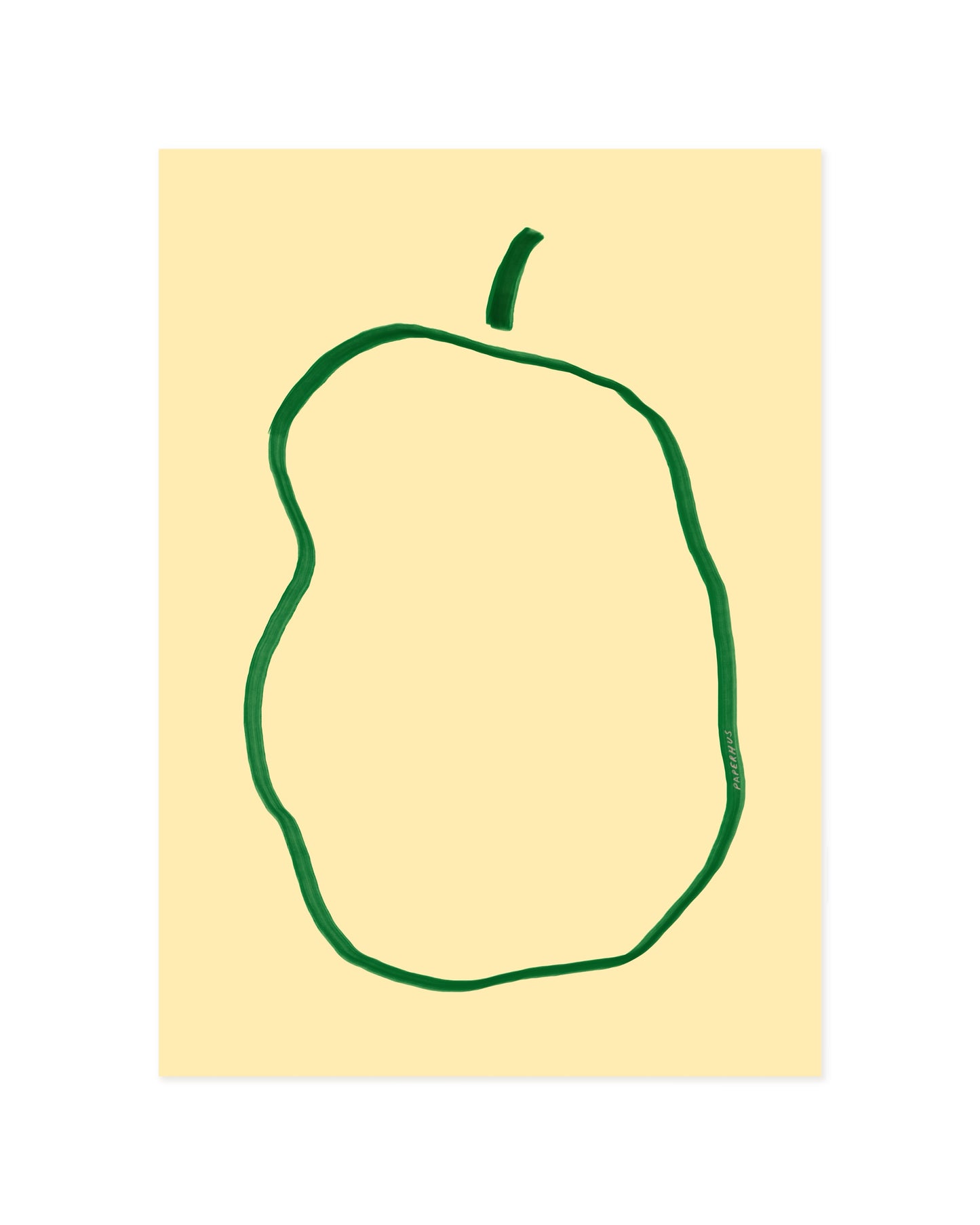 Apple line art printable