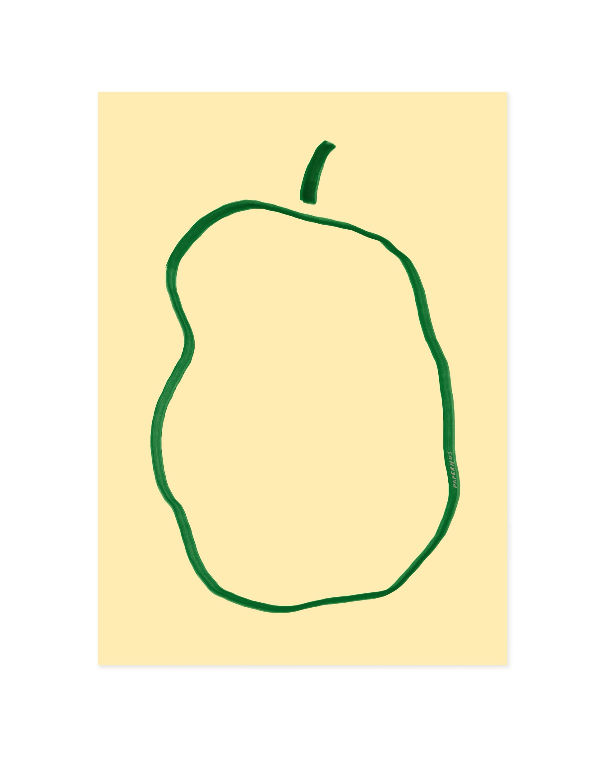 Apple line art printable