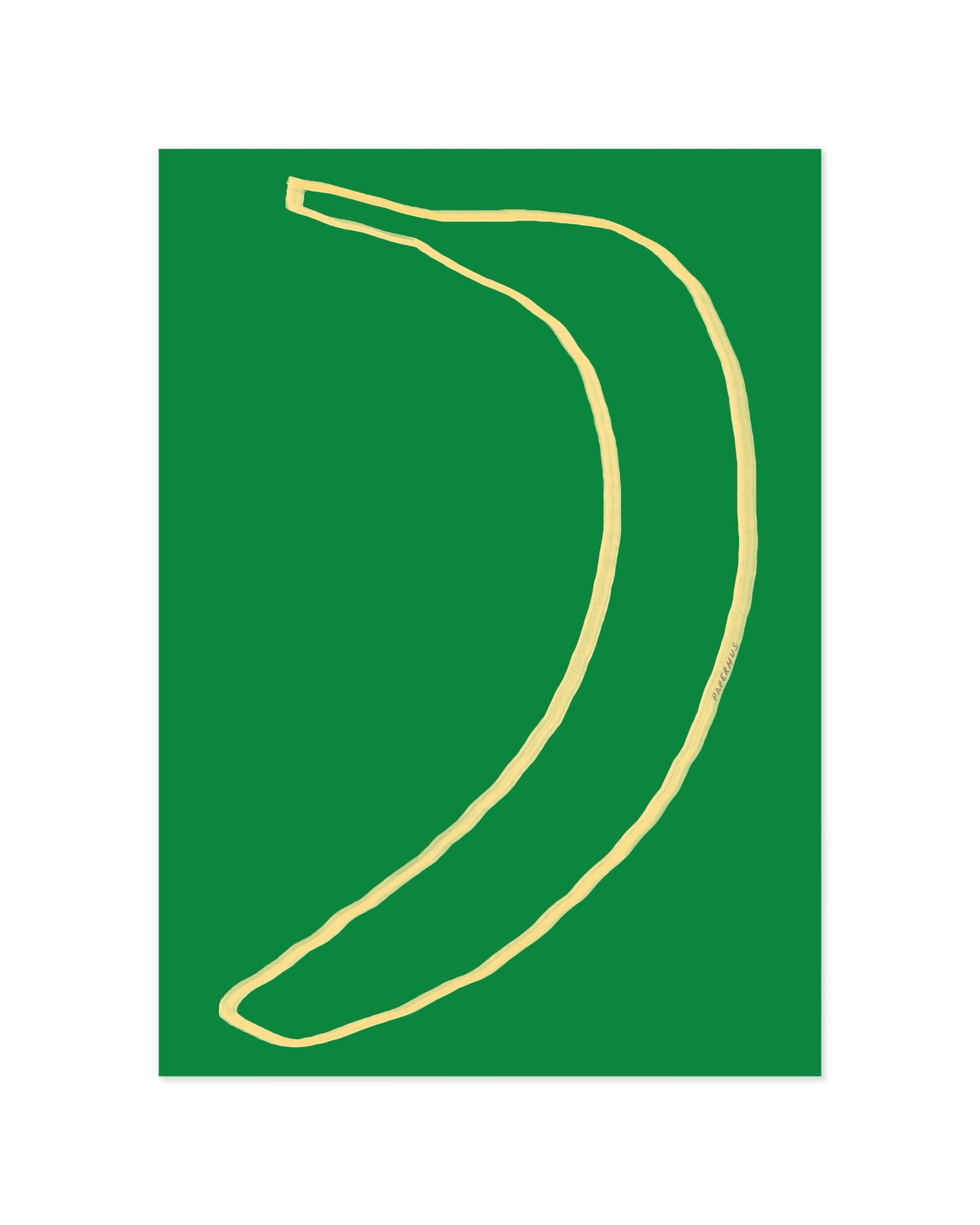 Banana wall print 