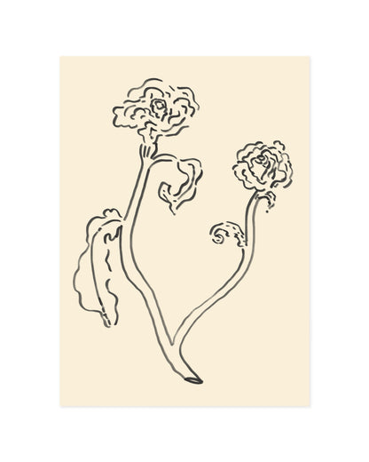 Floral. Study printable wall art by Paperhus