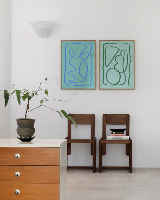 Abstract. Set printable wall art by Paperhus