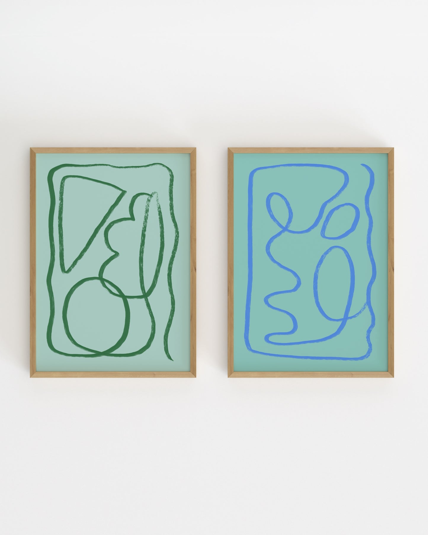 Abstract. Set printable wall art by Paperhus