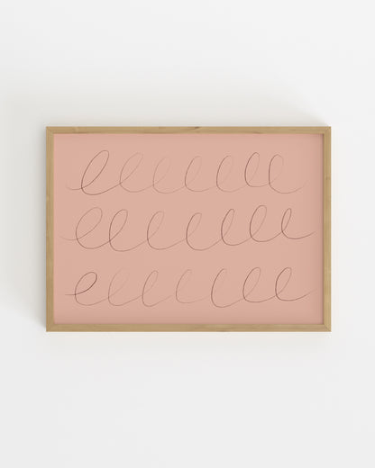 Line & Loop. Flow-printable wall art by Paperhus