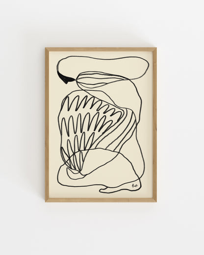 Flower People. Bud-printable wall art by Paperhus