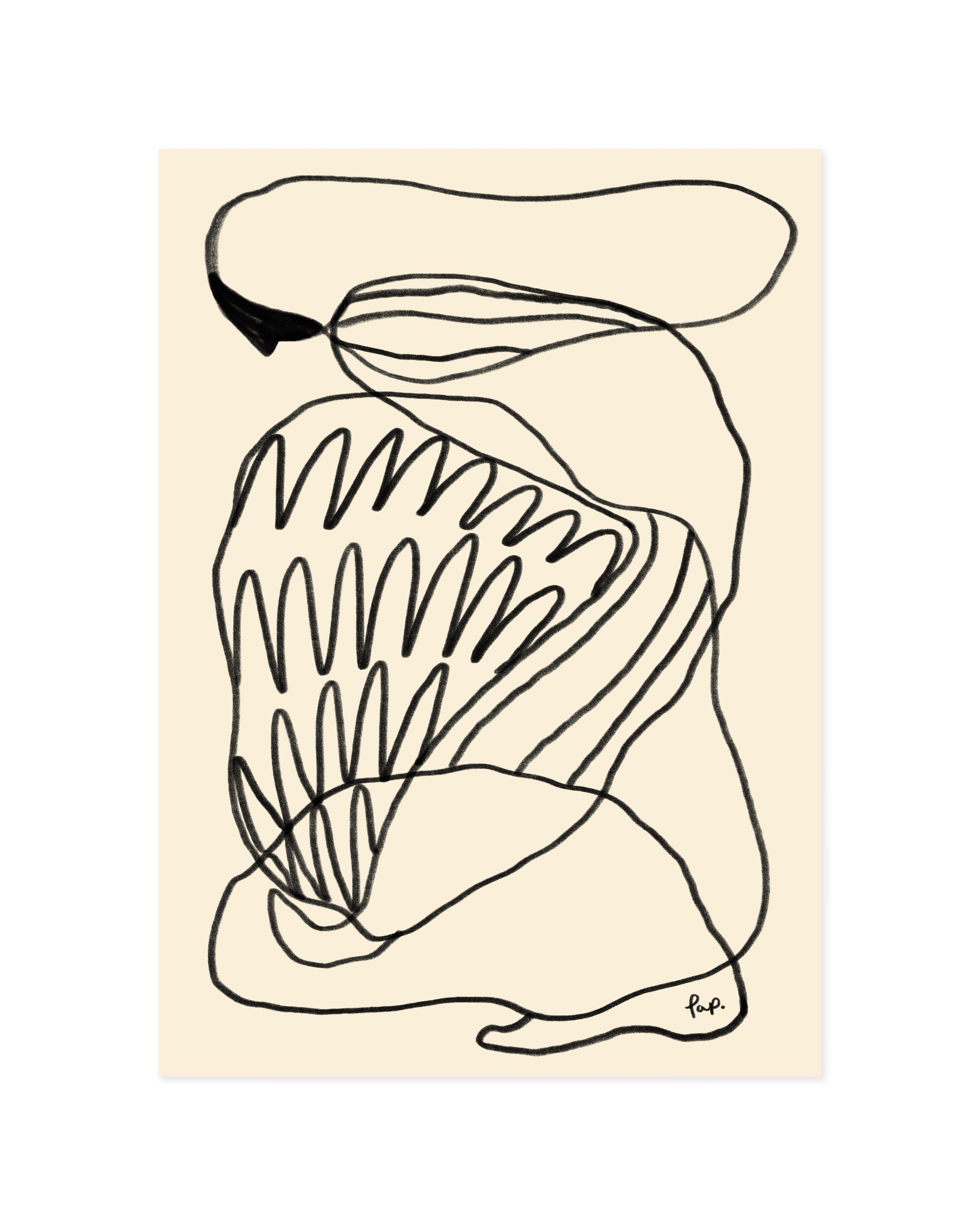 Flower People. Bud-printable wall art by Paperhus