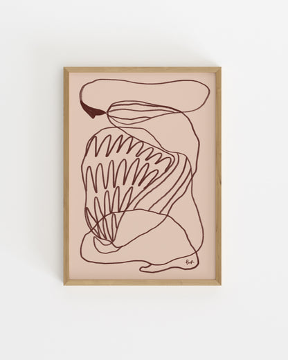 Flower People. Bud-printable wall art by Paperhus