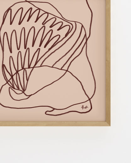 Flower People. Bud-printable wall art by Paperhus