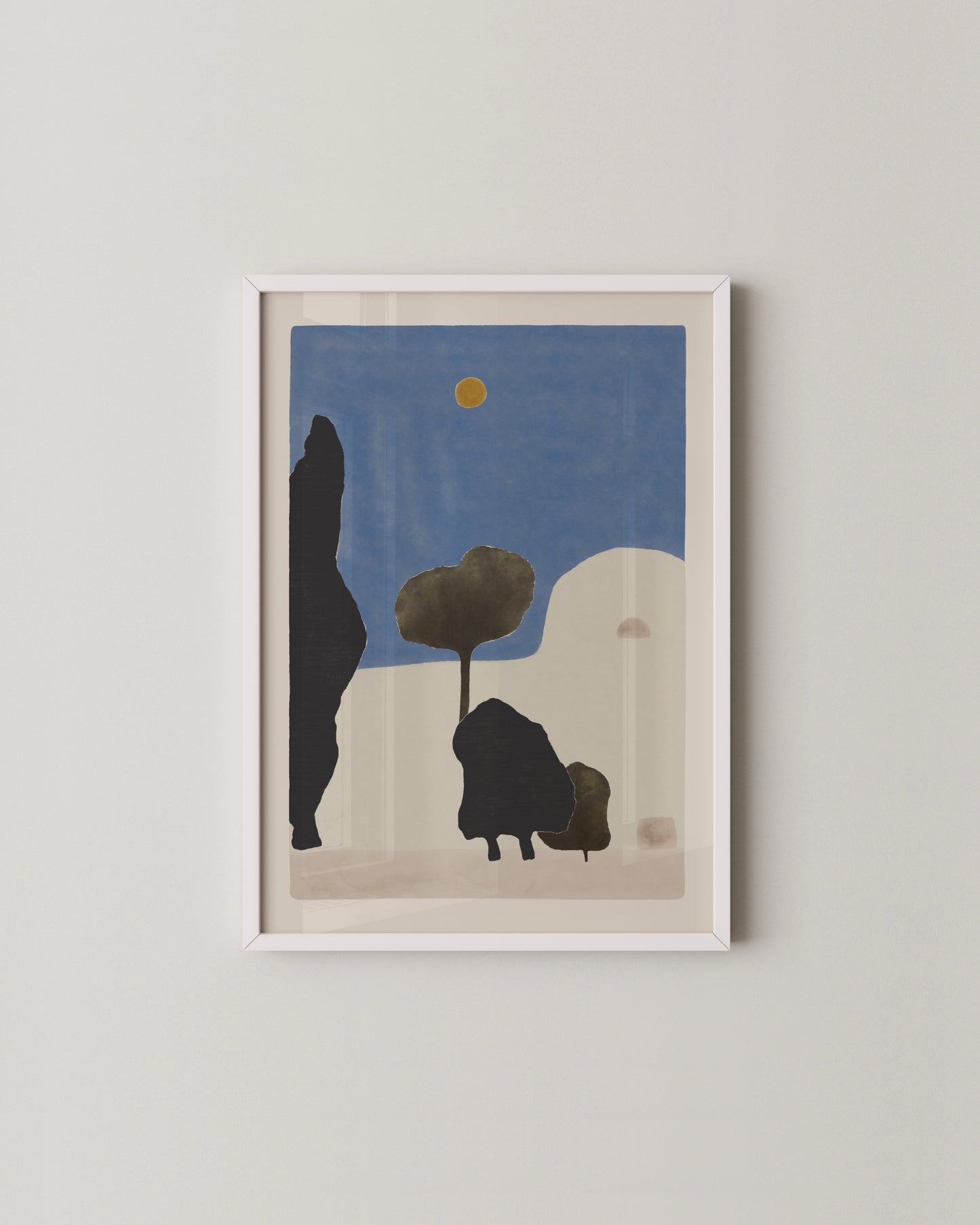 Mediterranean Moon print- Wall Art -Paperhus- Printable wall art - Instant downloads - DIY home decor -Paperhus
