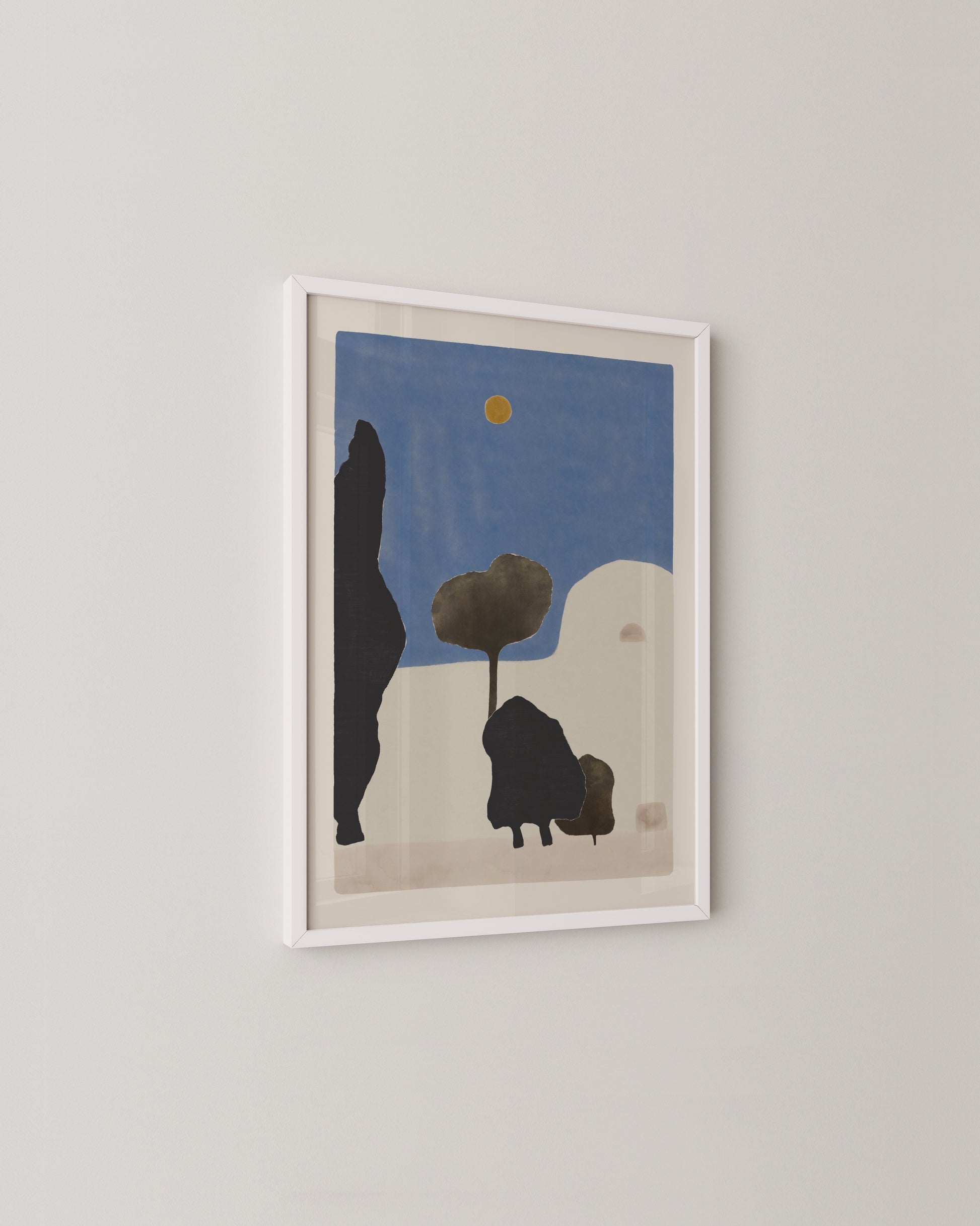 Mediterranean Moon print- Wall Art -Paperhus- Printable wall art - Instant downloads - DIY home decor -Paperhus