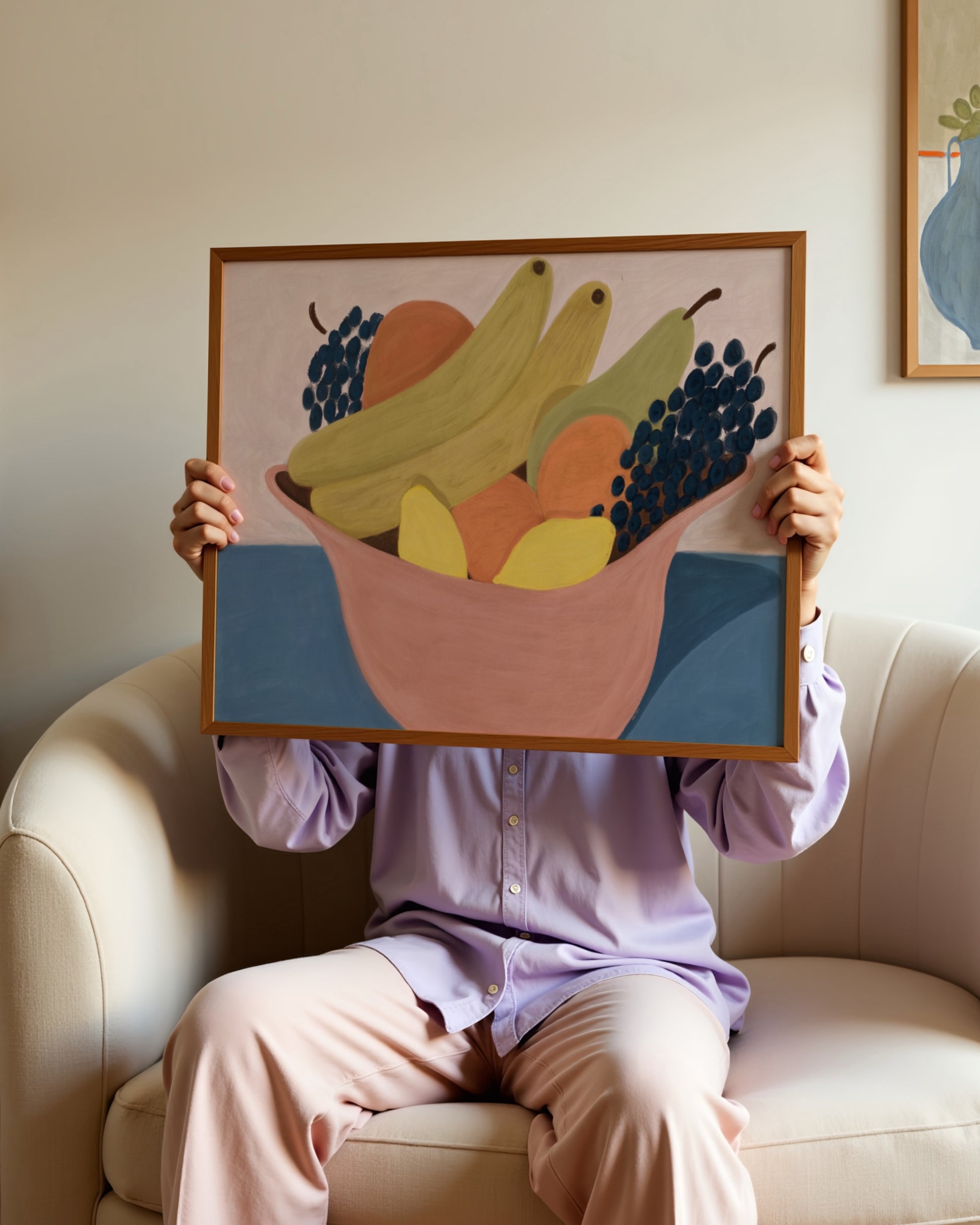 Playful Fruit Bowl Print- Wall Art -Paperhus- Printable wall art - Instant downloads - DIY home decor -Paperhus