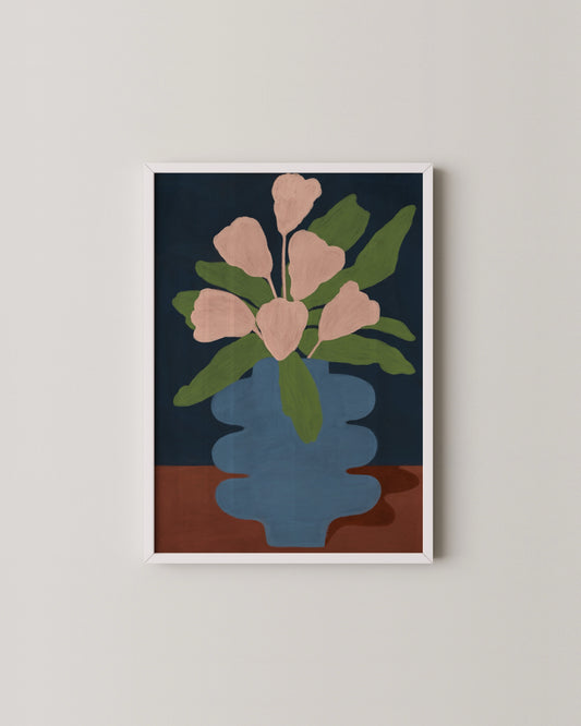 Midnight Vase Print- Wall Art -Paperhus- Printable wall art - Instant downloads - DIY home decor -Paperhus