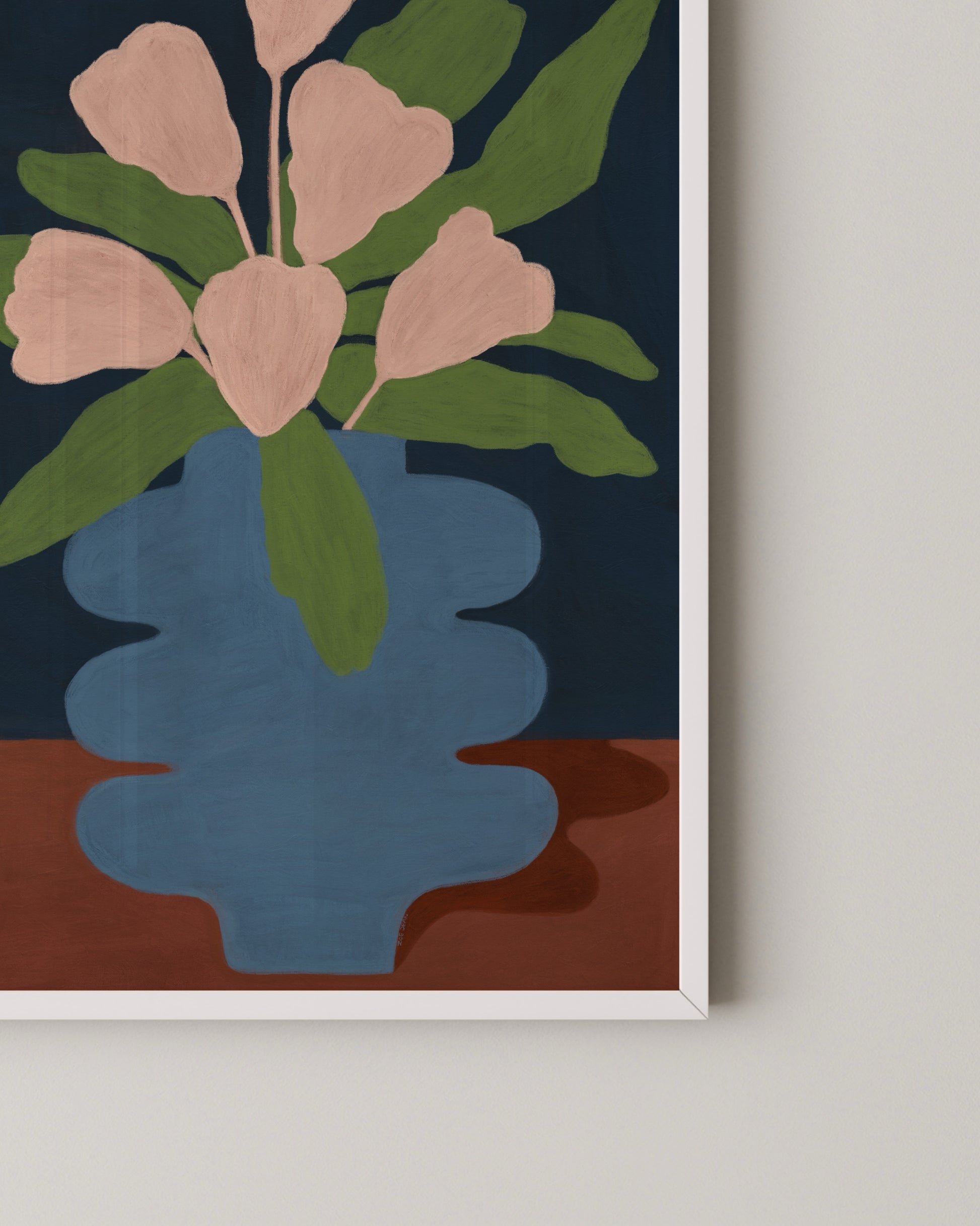 Midnight Vase Print- Wall Art -Paperhus- Printable wall art - Instant downloads - DIY home decor -Paperhus