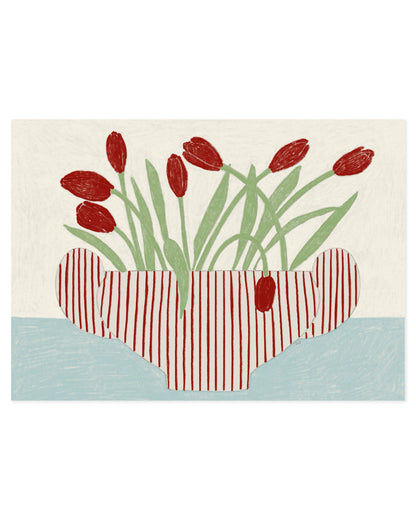 Botanical Tulip Printable Wall Art | Digital Download printable wall art by Paperhus