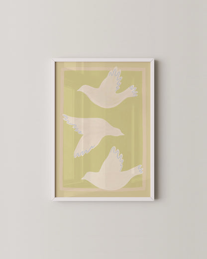 Three Birds Print- Wall Art -Paperhus- Printable wall art - Instant downloads - DIY home decor -Paperhus