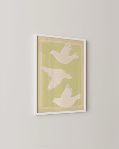 Three Birds Print- Wall Art -Paperhus- Printable wall art - Instant downloads - DIY home decor -Paperhus