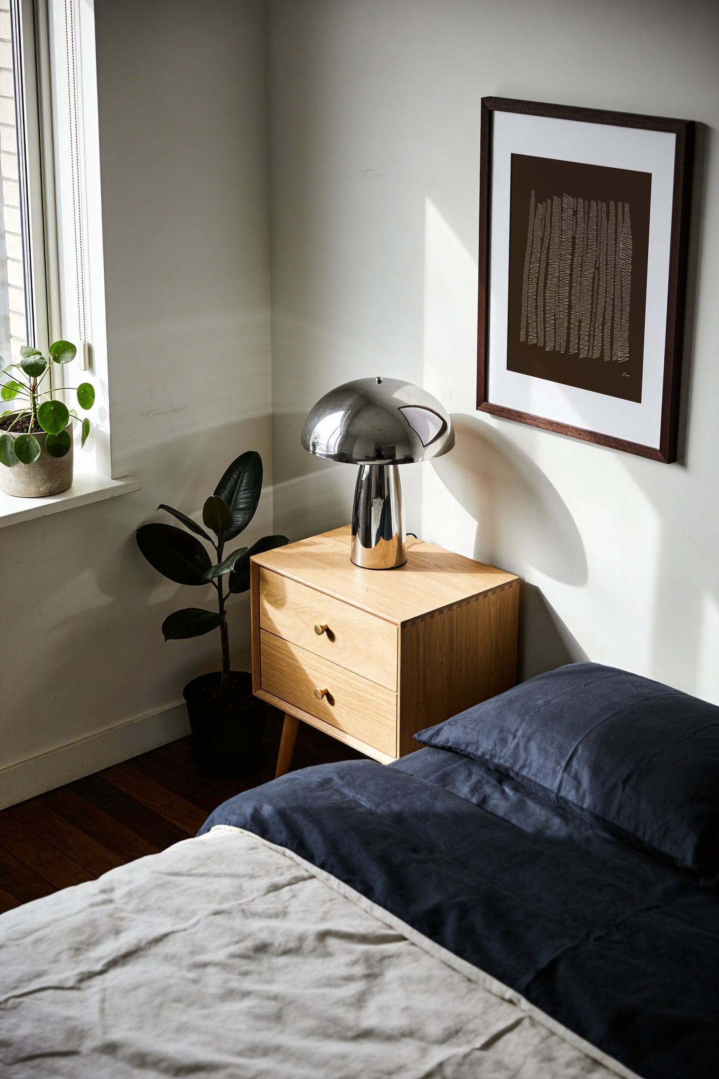 Organic Lines. In Brown-printable wall art by Paperhus