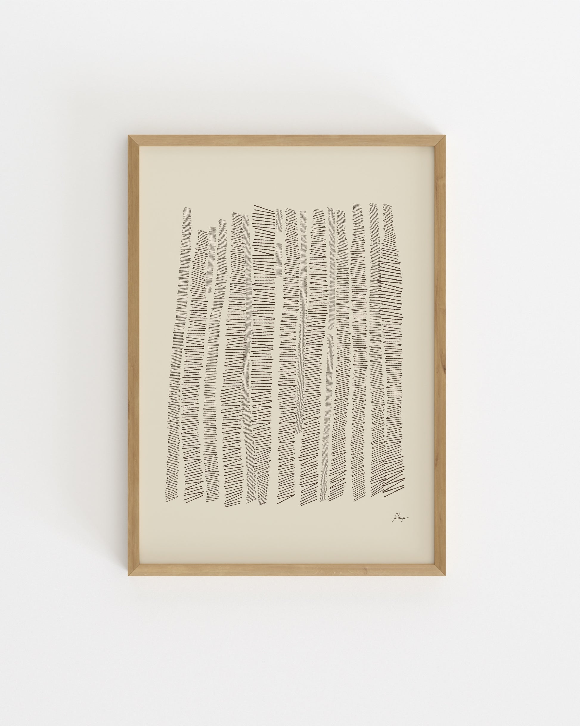 Organic Lines. In Beige-printable wall art by Paperhus