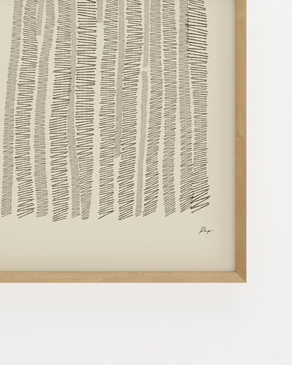 Organic Lines. In Beige-printable wall art by Paperhus