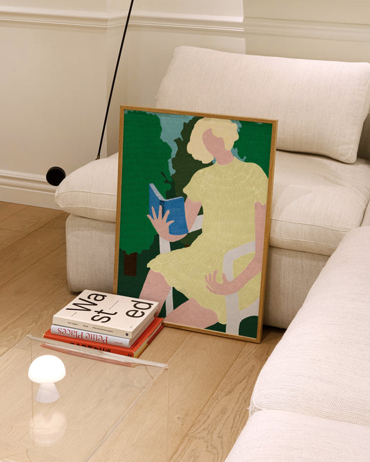 Reading Nook. Figurative printable wall art by Paperhus