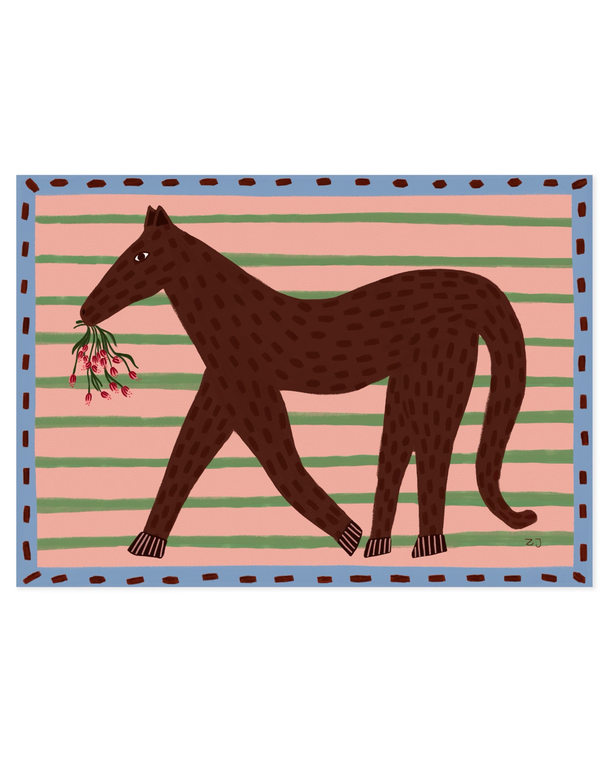 Horse Illustration Printable Wall Art | Digital Download printable wall art by Paperhus