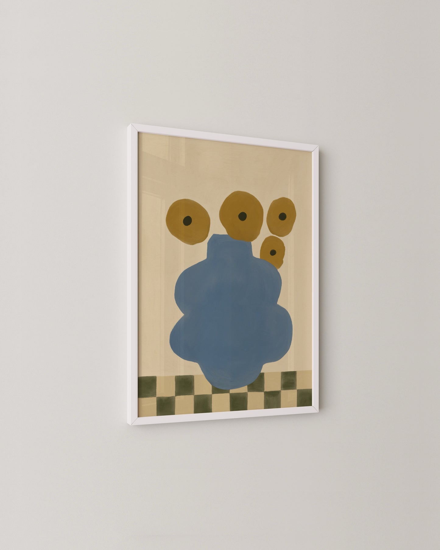 Blue Vase Print | Playful Wall Art