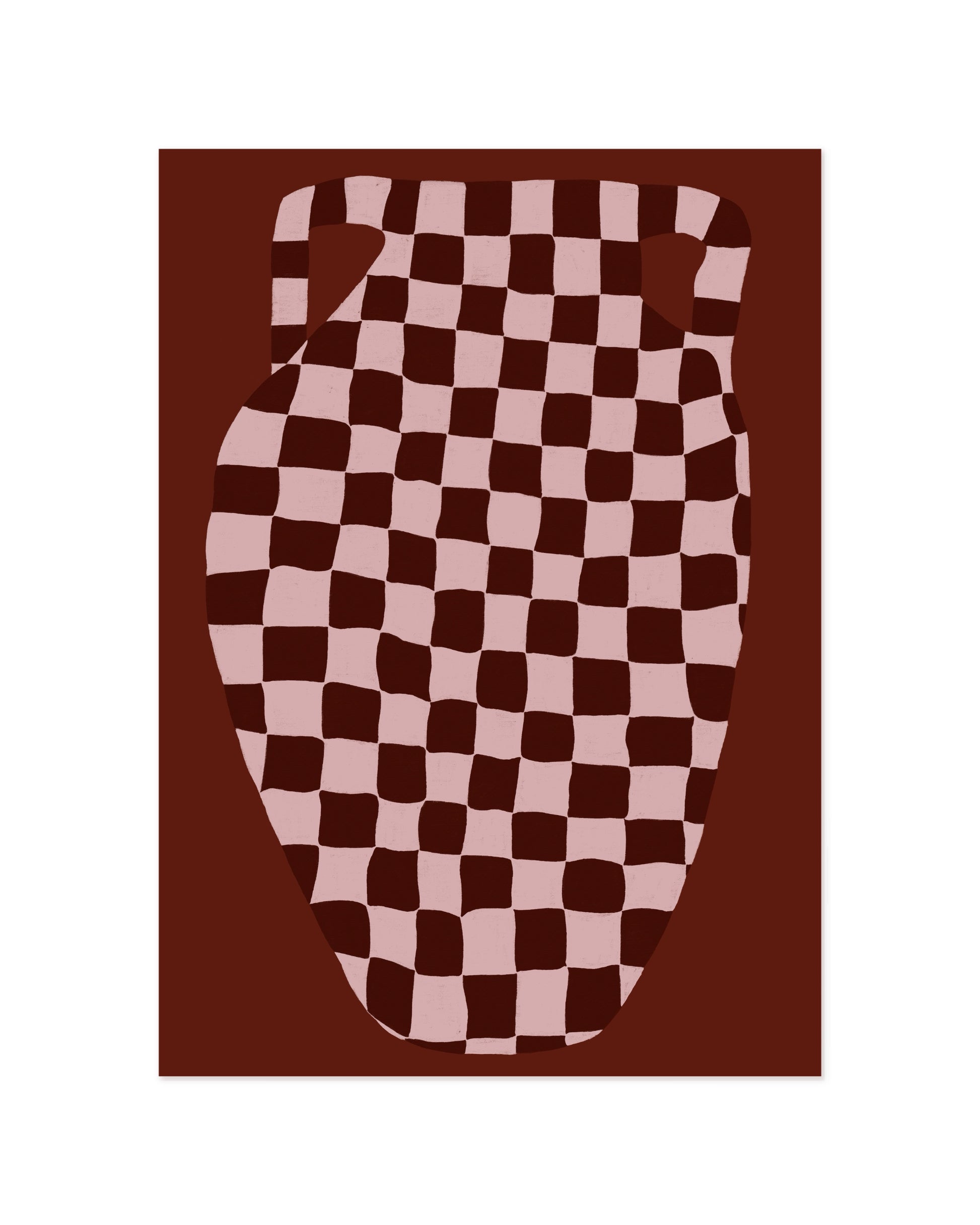 Checkered Vase Printable Wall Art | Digital Download printable wall art by Paperhus