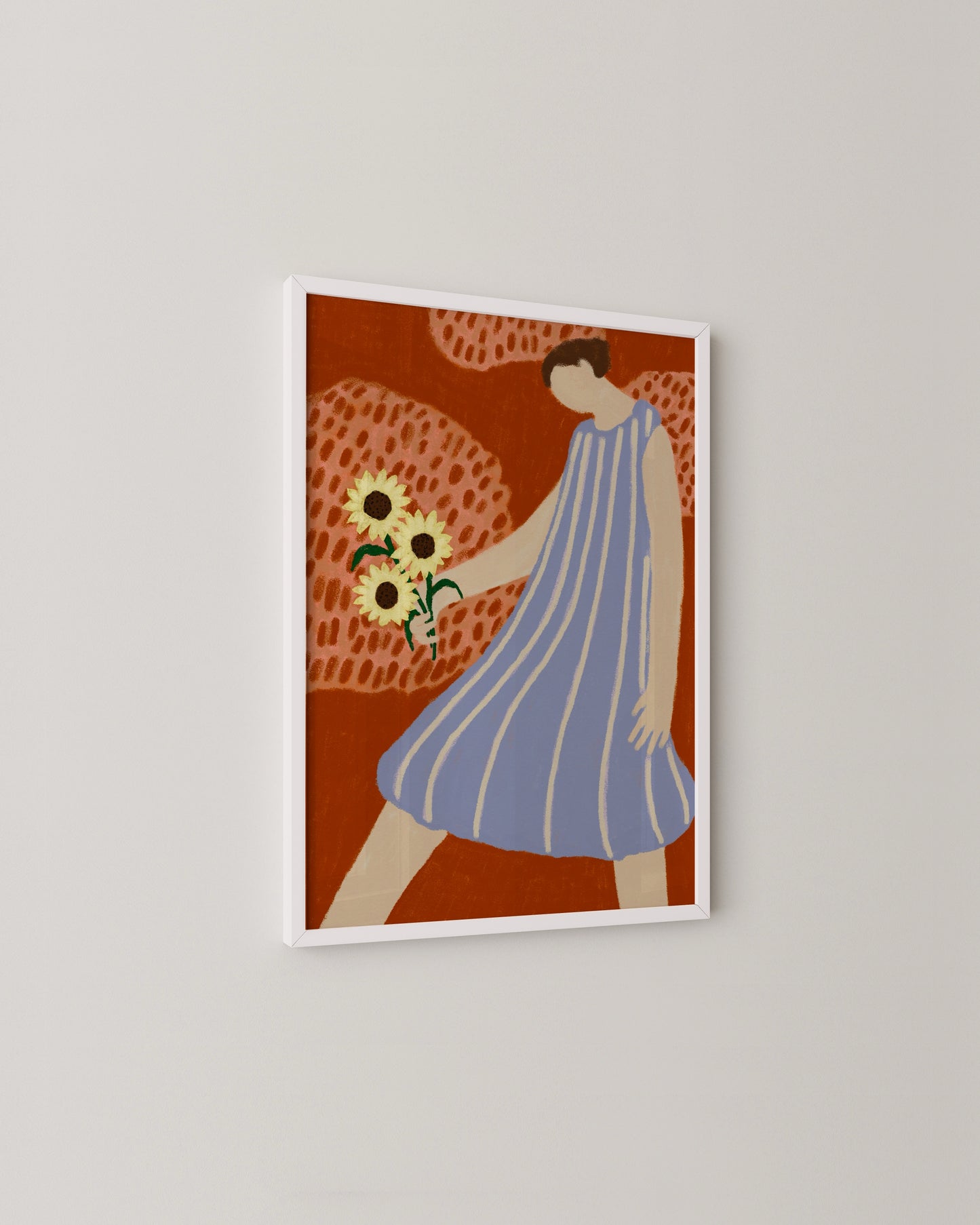 Ill Be With The Sunflowers Print | Colourful Print