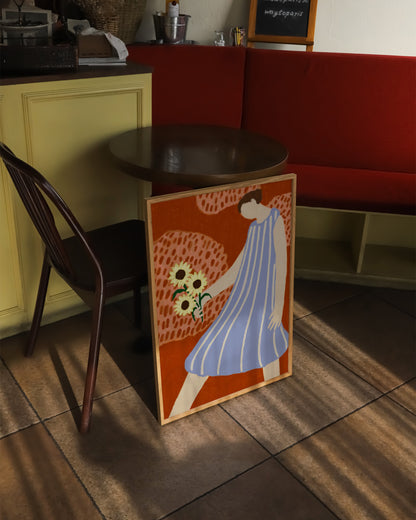 Ill Be With The Sunflowers Print | Colourful Print