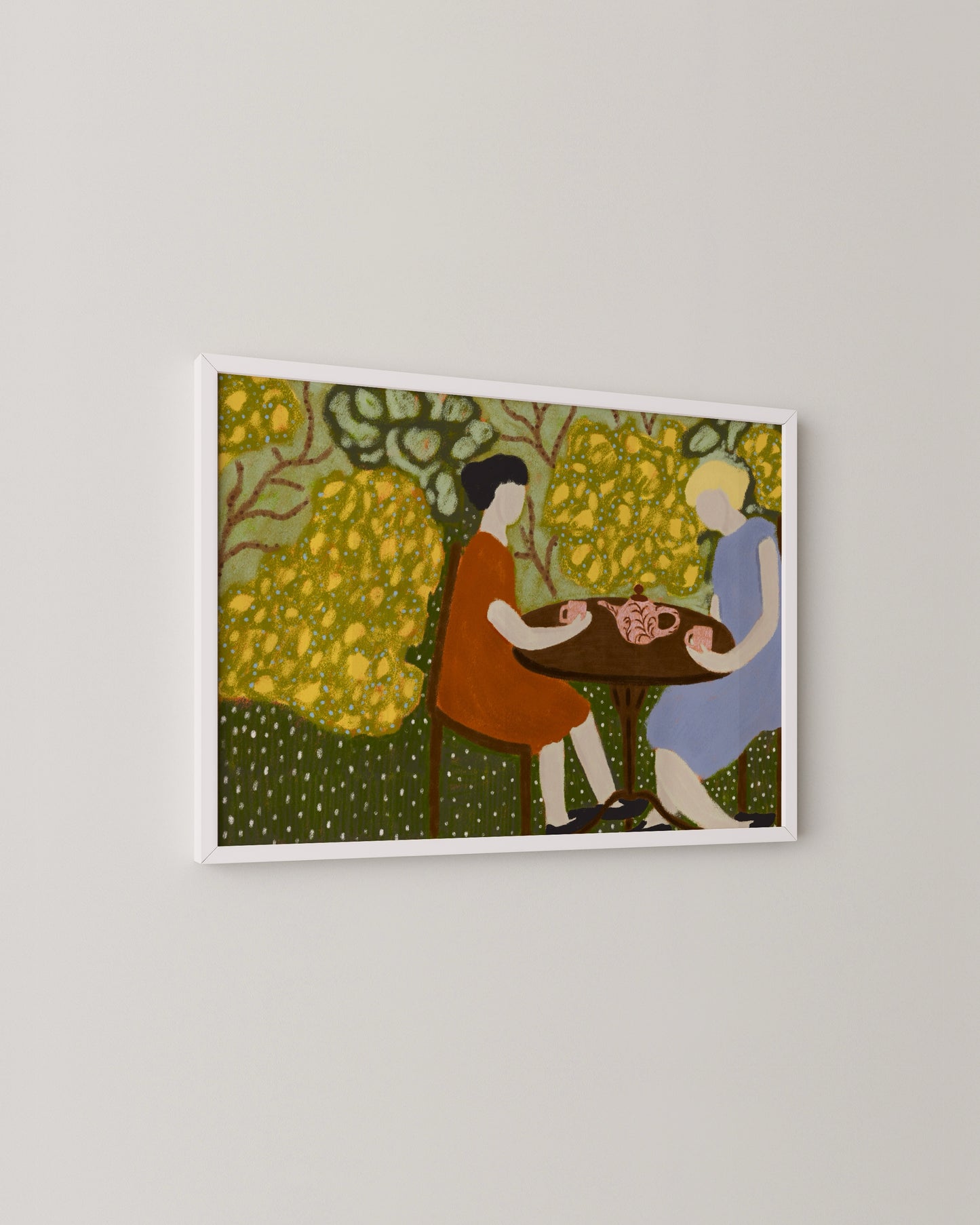 A Tea Party For Two Print | Figurative Wall Art