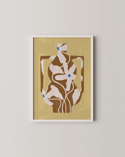 Vase Silhouette Print- Wall Art -Paperhus- Printable wall art - Instant downloads - DIY home decor -Paperhus