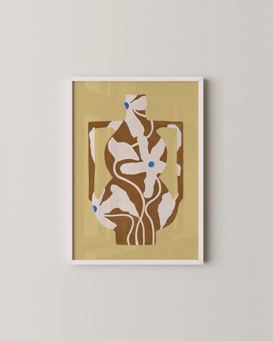 Vase Silhouette Print- Wall Art -Paperhus- Printable wall art - Instant downloads - DIY home decor -Paperhus