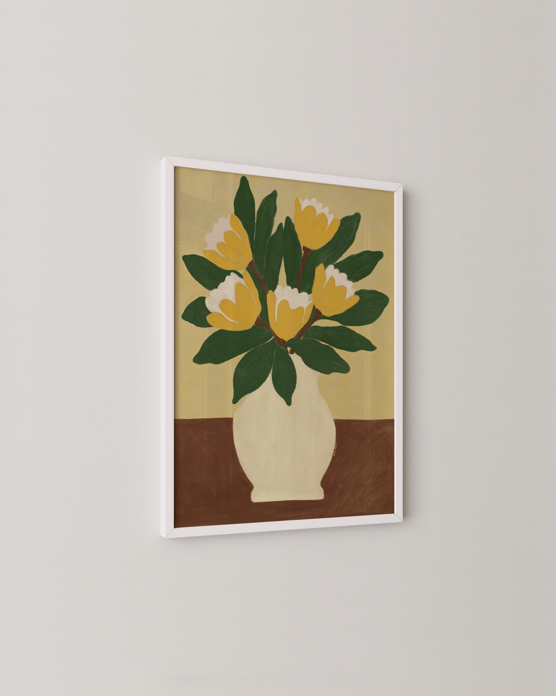 Yellow Tulips Print- Wall Art -Paperhus- Printable wall art - Instant downloads - DIY home decor -Paperhus