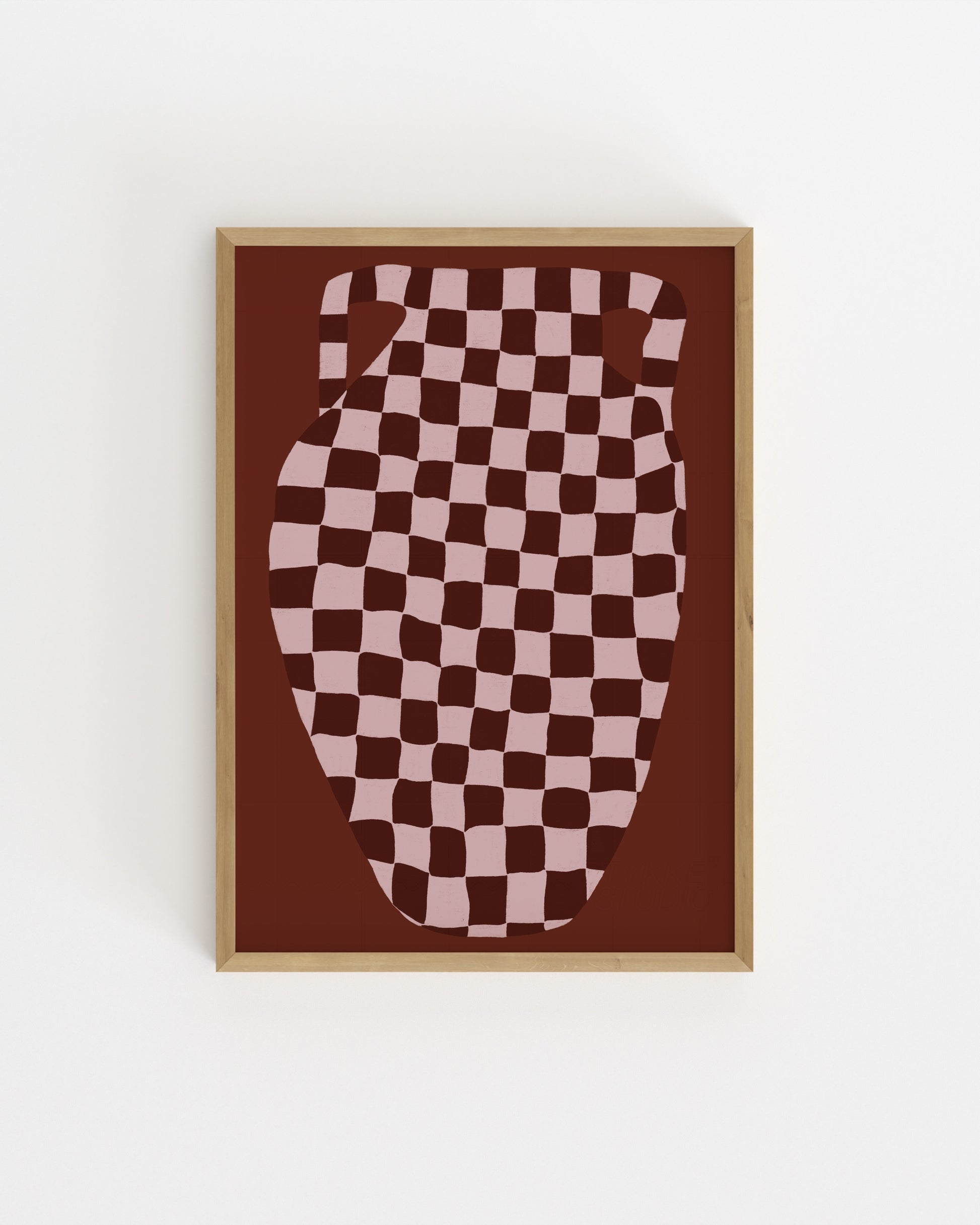 Checkered Vase Printable Wall Art | Digital Download printable wall art by Paperhus