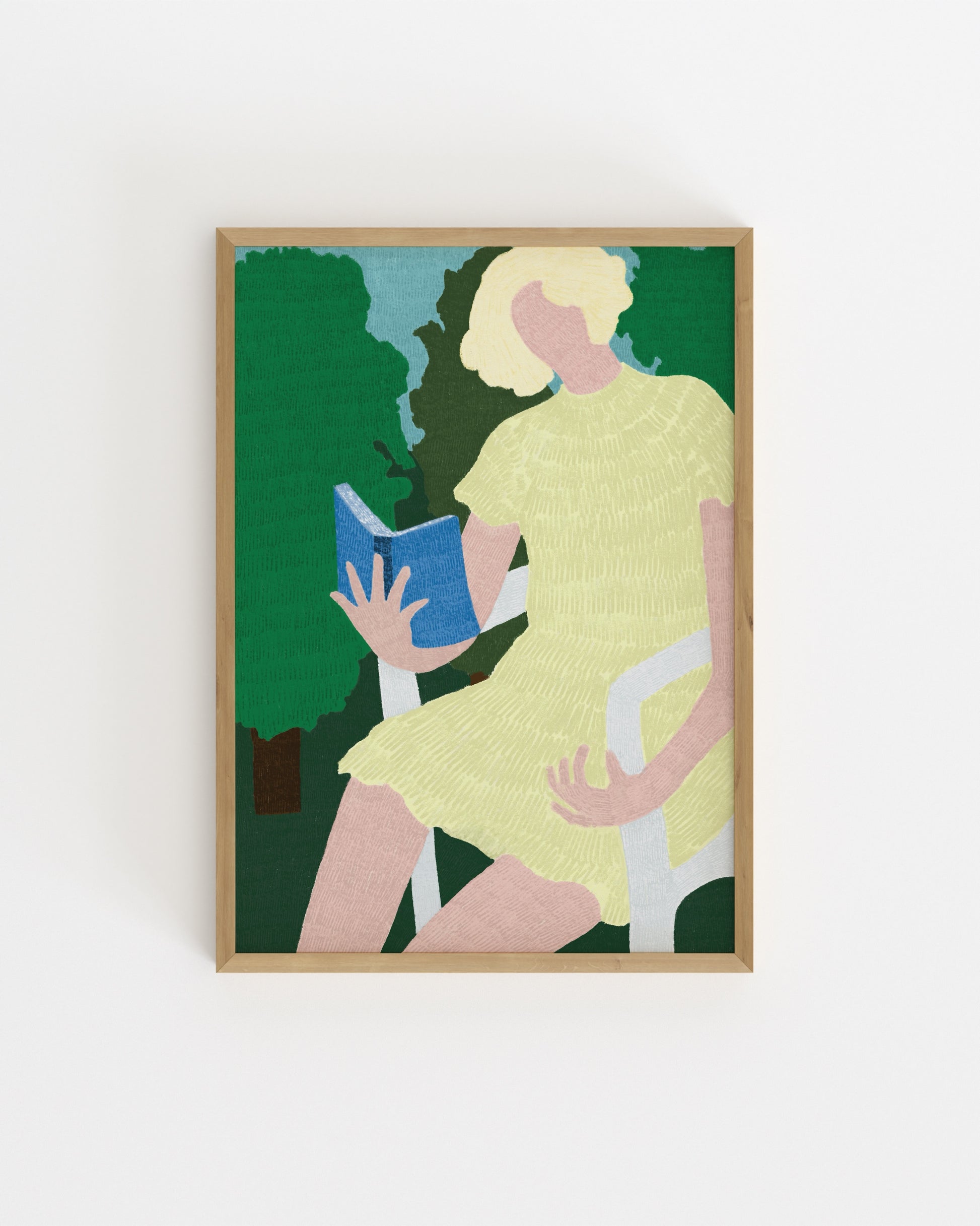 Reading Nook. Figurative printable wall art by Paperhus
