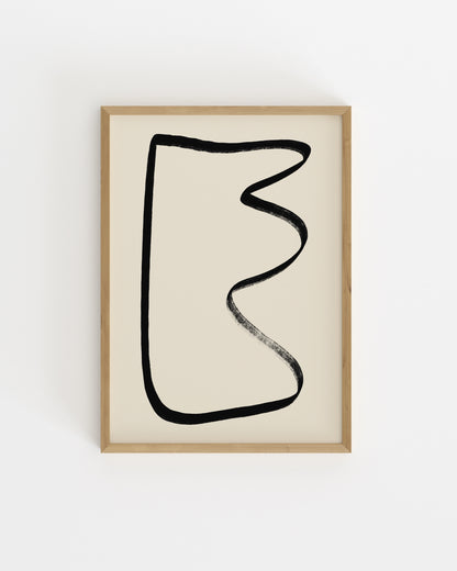 Minimal Abstract Printable Wall Art | Digital Download printable wall art by Paperhus