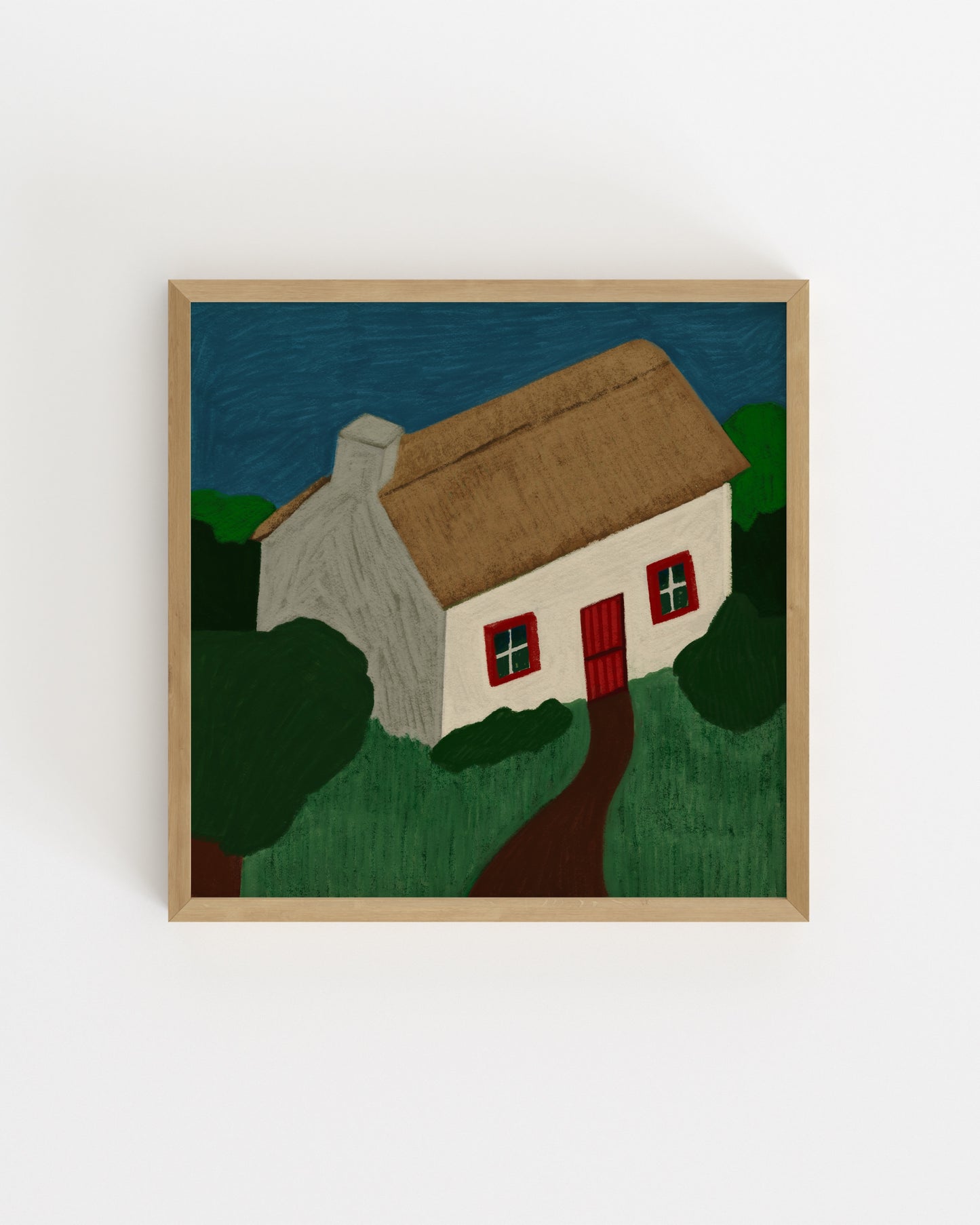 Irish Cottage Printable Wall Art | Digital Download printable wall art by Paperhus