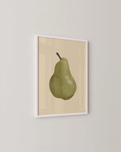 Green Pear Print- Wall Art -Paperhus- Printable wall art - Instant downloads - DIY home decor -Paperhus